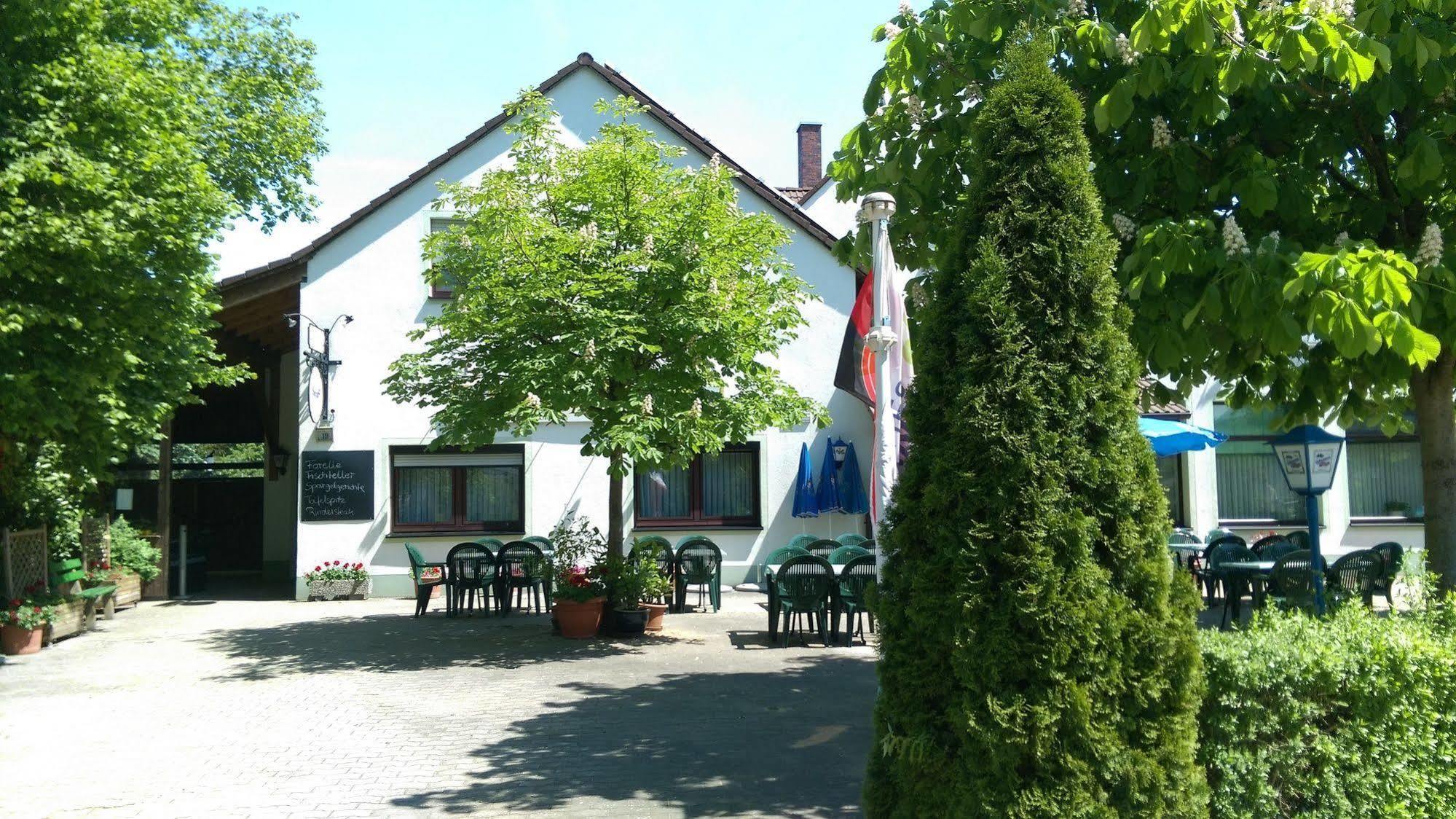 Gasthaus Pension Rezatgrund Віндсбах Екстер'єр фото